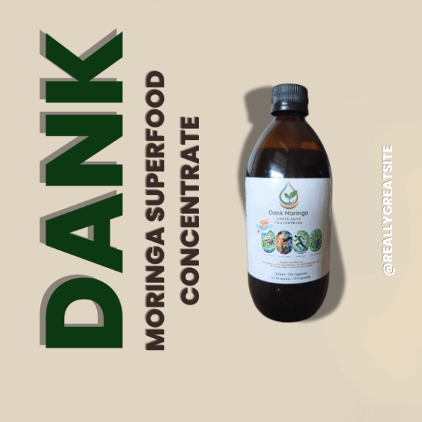 Dank Moringa Superfood Concentrate with Nano-Silver 500ml